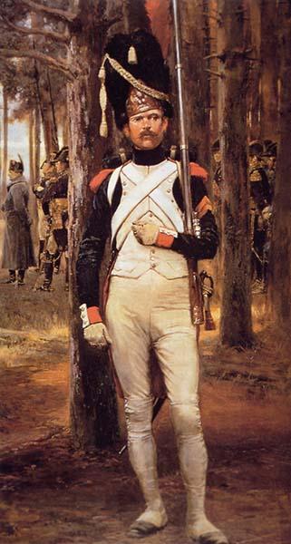 Edouard Detaille Grenadier of the Old Guard oil painting picture